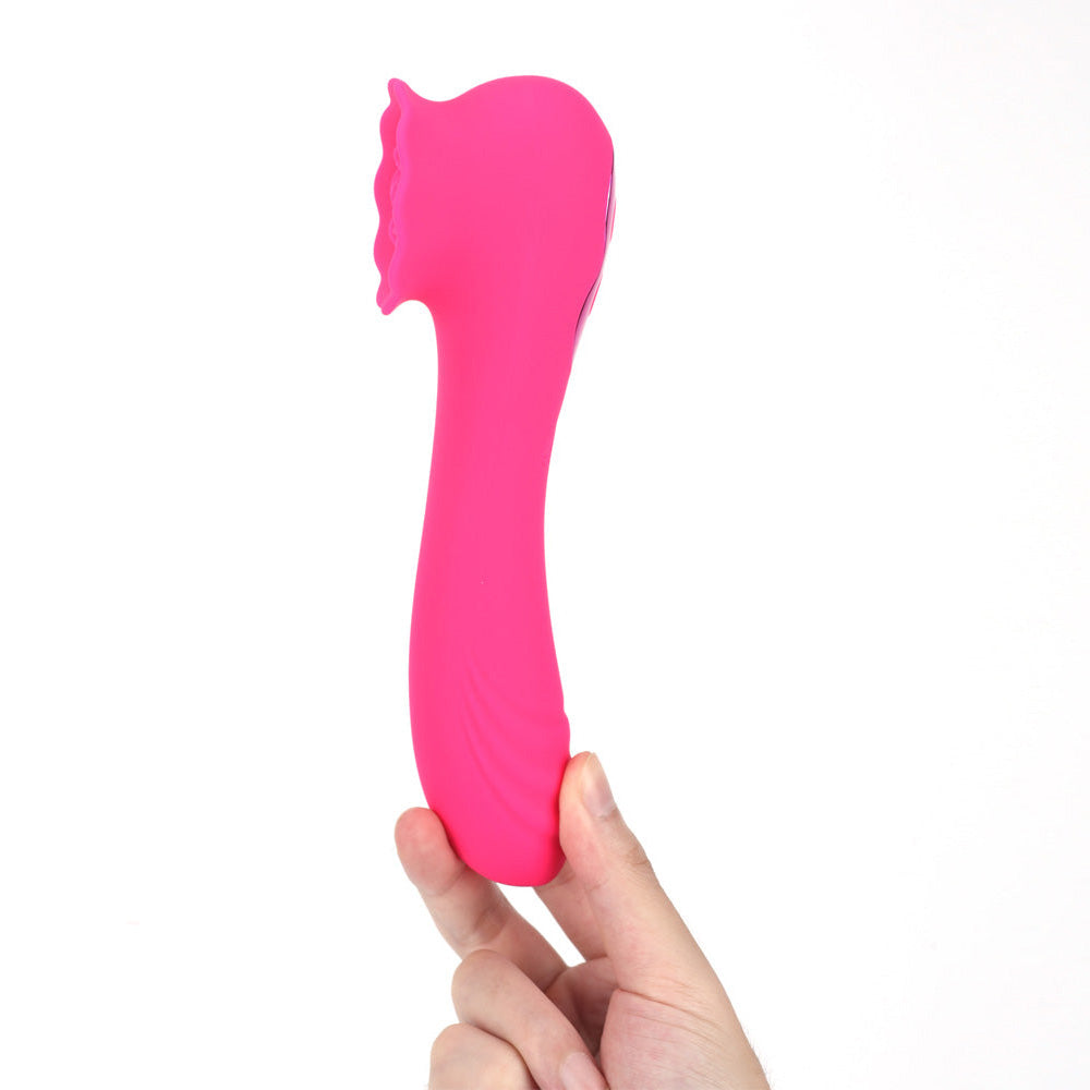 Maia ROZA - Pink 18.4 cm USB Rechargeable Dual Ended Vibrator