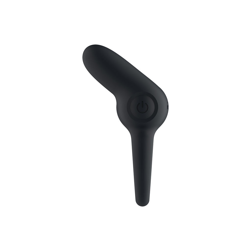 Passion Play Dual Motors Vibrating Cockring - Black USB Rechargeable Vibrating Cock Ring