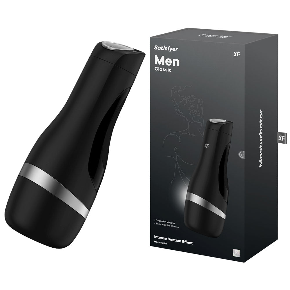 Satisfyer Men Classic - Black/Silver Stroker