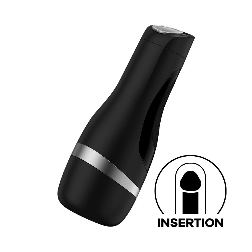 Satisfyer Men Classic - Black/Silver Stroker